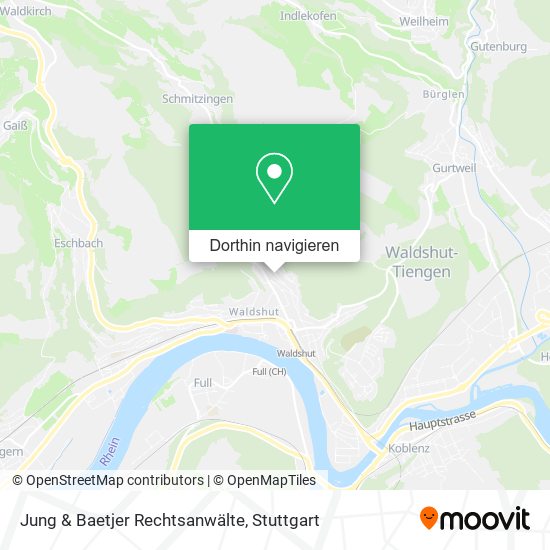 Jung & Baetjer Rechtsanwälte Karte