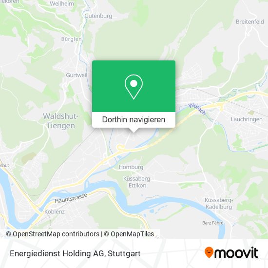 Energiedienst Holding AG Karte
