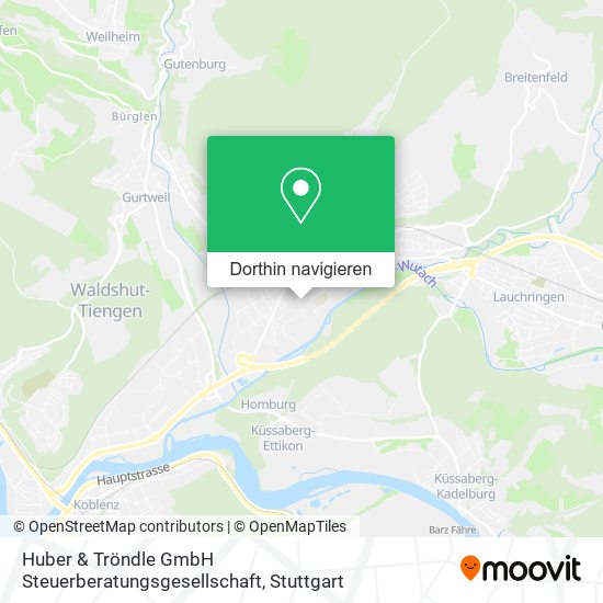 Huber & Tröndle GmbH Steuerberatungsgesellschaft Karte