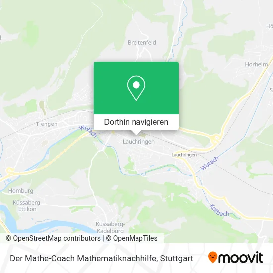 Der Mathe-Coach Mathematiknachhilfe Karte