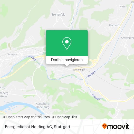 Energiedienst Holding AG Karte