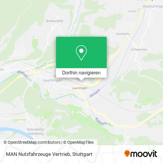 MAN Nutzfahrzeuge Vertrieb Karte