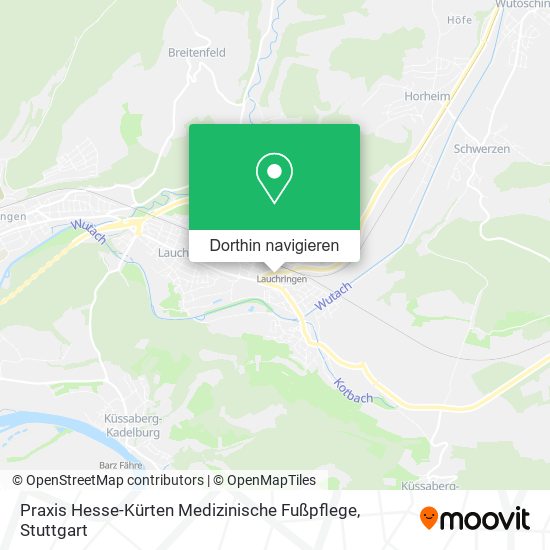 Praxis Hesse-Kürten Medizinische Fußpflege Karte