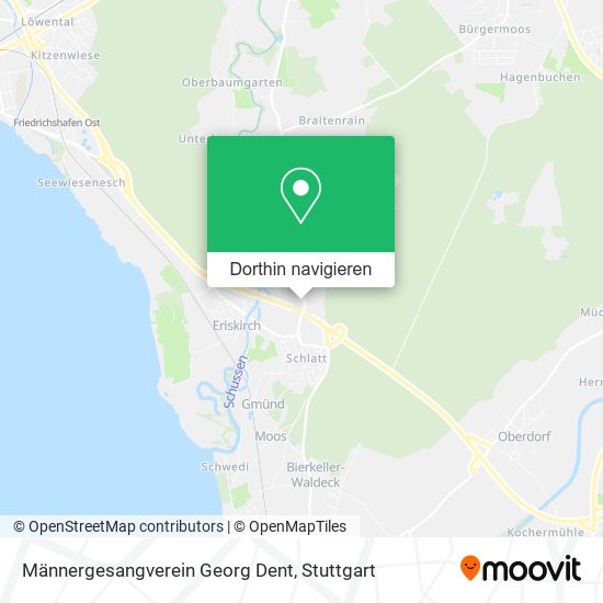 Männergesangverein Georg Dent Karte