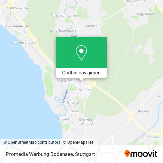 Promedia Werbung Bodensee Karte