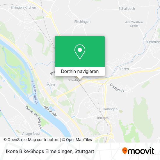 Ikone Bike-Shops Eimeldingen Karte