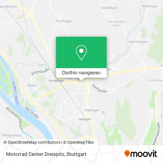 Motorrad Center Dreispitz Karte