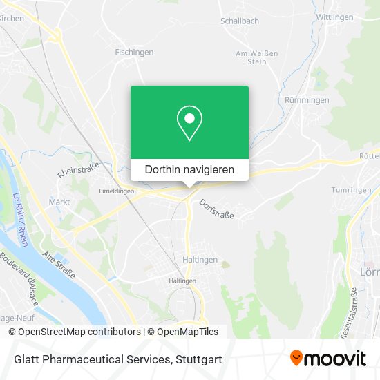 Glatt Pharmaceutical Services Karte