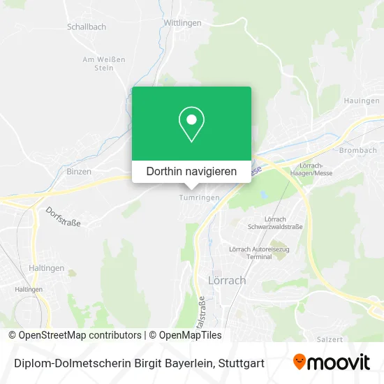 Diplom-Dolmetscherin Birgit Bayerlein Karte