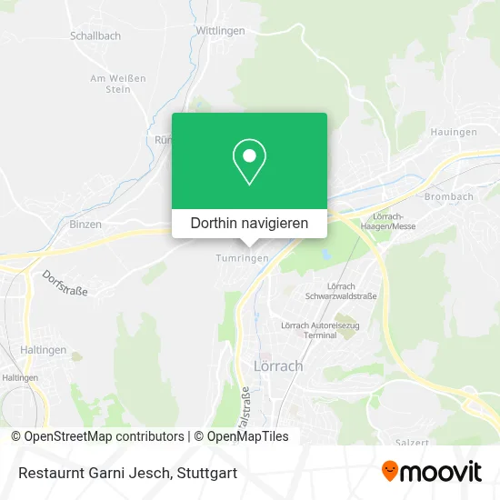 Restaurnt Garni Jesch Karte