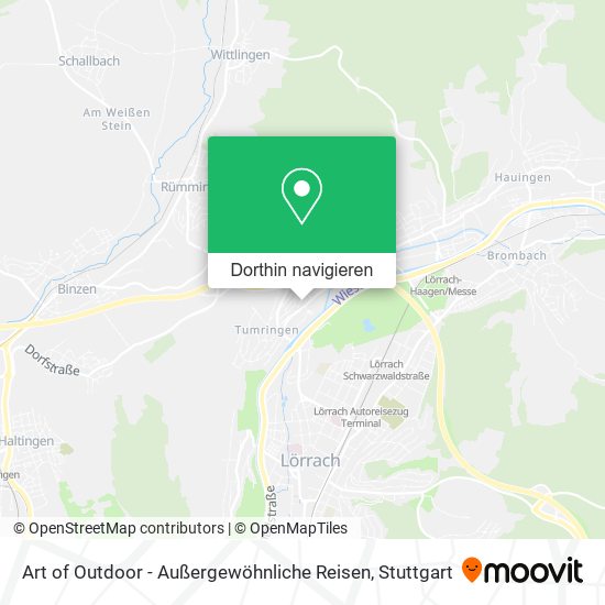 Art of Outdoor - Außergewöhnliche Reisen Karte