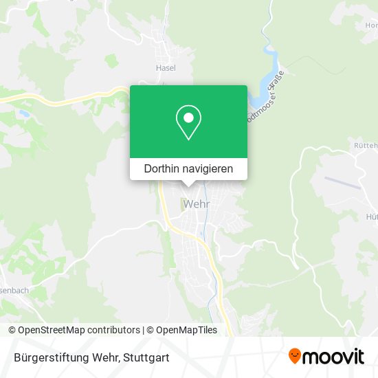 Bürgerstiftung Wehr Karte