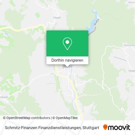 Schmitz-Finanzen Finanzdienstleistungen Karte