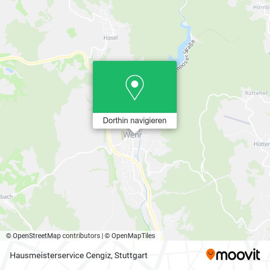 Hausmeisterservice Cengiz Karte