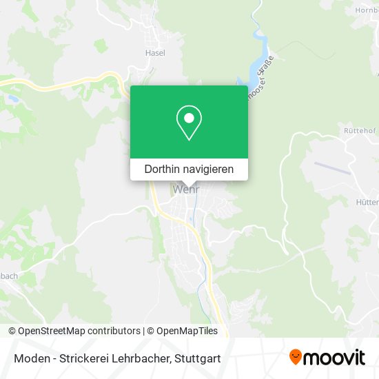 Moden - Strickerei Lehrbacher Karte