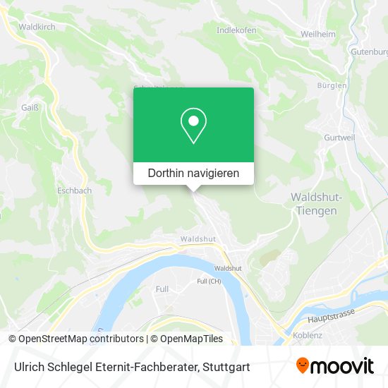Ulrich Schlegel Eternit-Fachberater Karte