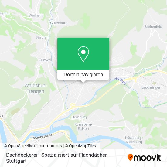 Dachdeckerei - Spezialisiert auf Flachdächer Karte