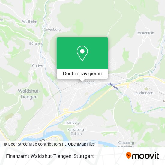 Finanzamt Waldshut-Tiengen Karte