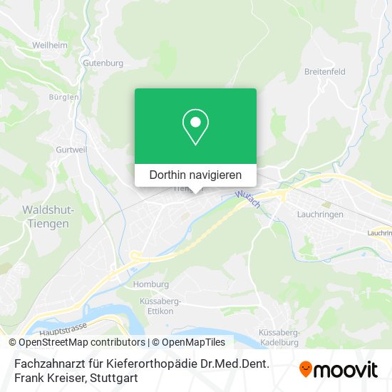 Fachzahnarzt für Kieferorthopädie Dr.Med.Dent. Frank Kreiser Karte