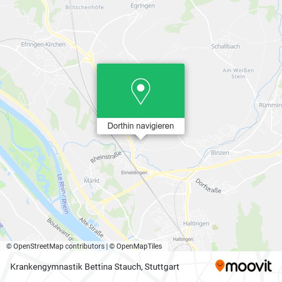 Krankengymnastik Bettina Stauch Karte
