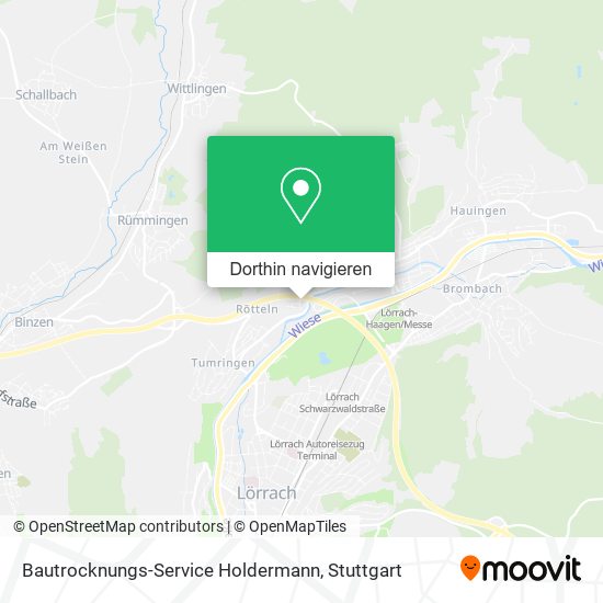 Bautrocknungs-Service Holdermann Karte