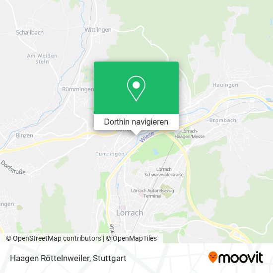 Haagen Röttelnweiler Karte