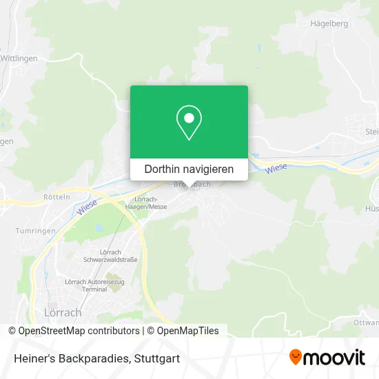 Heiner's Backparadies Karte