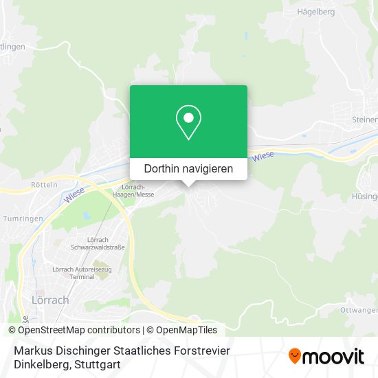 Markus Dischinger Staatliches Forstrevier Dinkelberg Karte