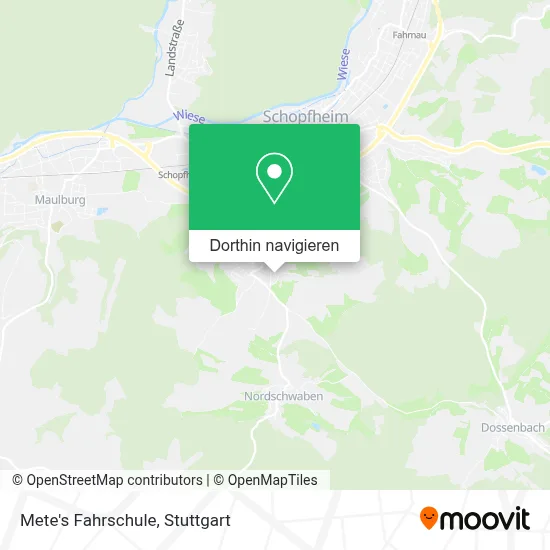 Mete's Fahrschule Karte