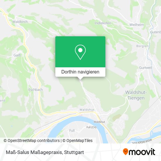 Maß-Salus Maßagepraxis Karte