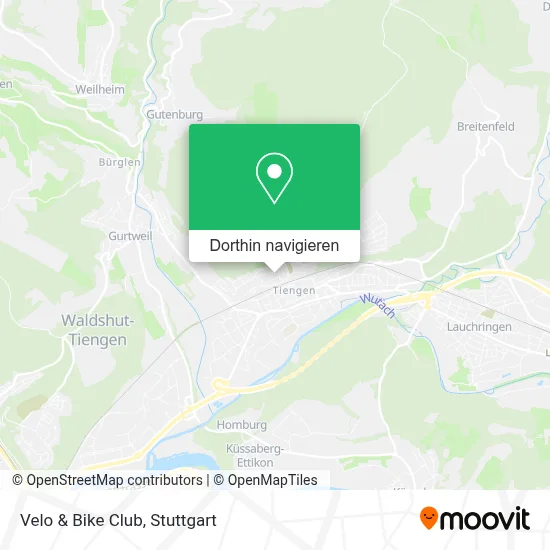 Velo & Bike Club Karte