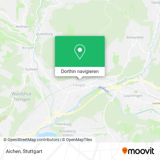 Aichen Karte