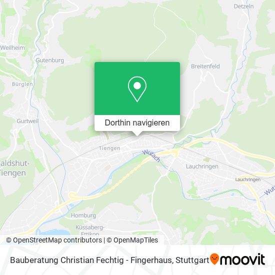 Bauberatung Christian Fechtig - Fingerhaus Karte