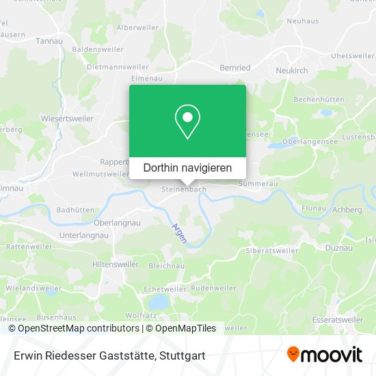 Erwin Riedesser Gaststätte Karte
