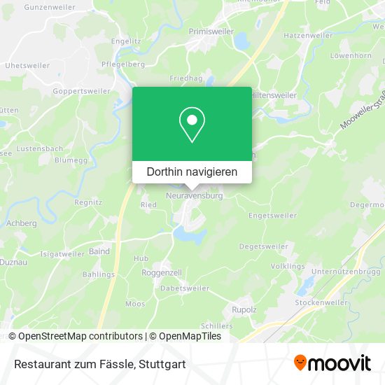 Restaurant zum Fässle Karte