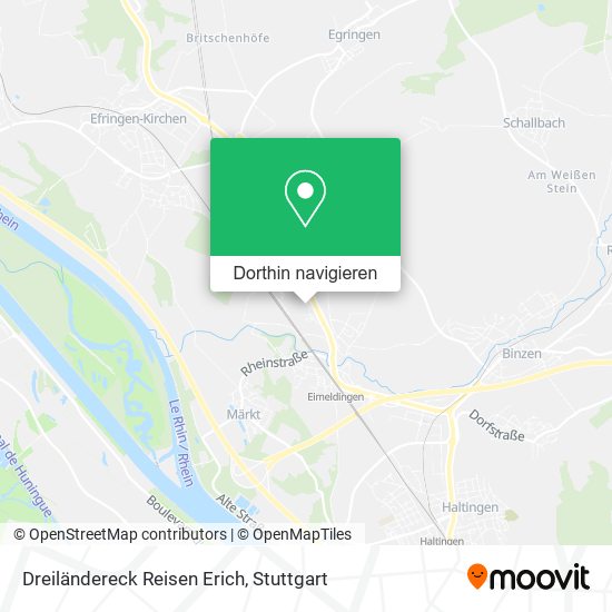 Dreiländereck Reisen Erich Karte