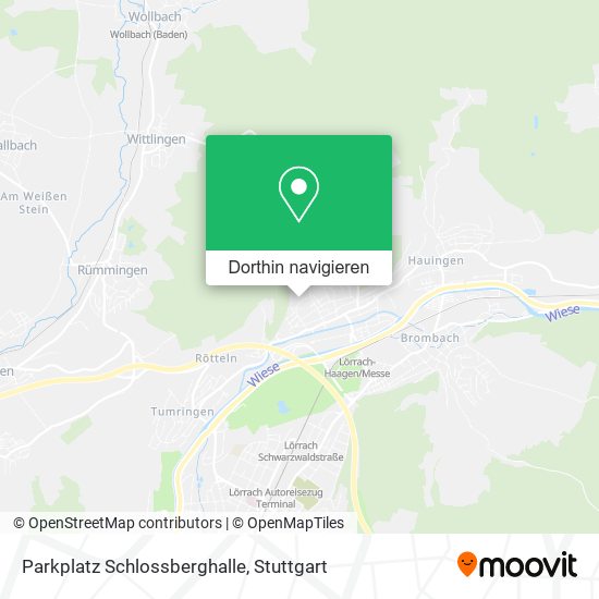 Parkplatz Schlossberghalle Karte