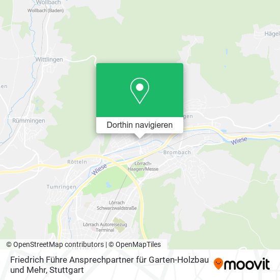 Friedrich Führe Ansprechpartner für Garten-Holzbau und Mehr Karte
