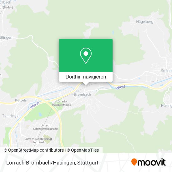 Lörrach-Brombach/Hauingen Karte