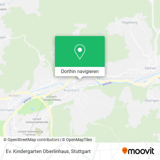 Ev. Kindergarten Oberlinhaus Karte