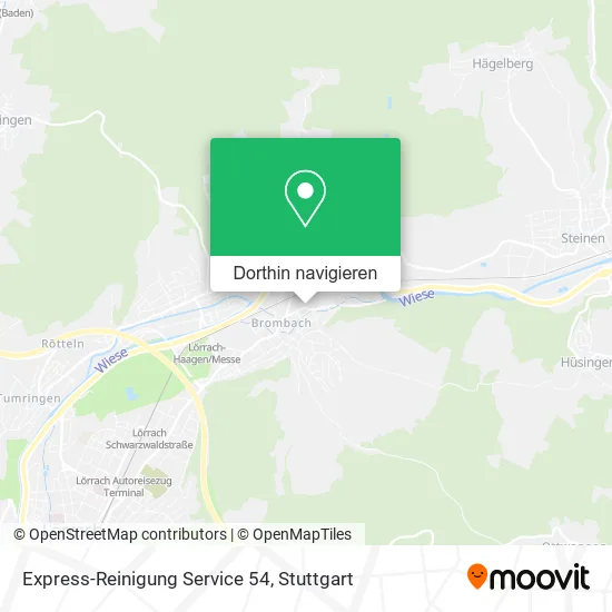 Express-Reinigung Service 54 Karte