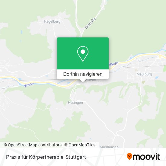 Praxis für Körpertherapie Karte