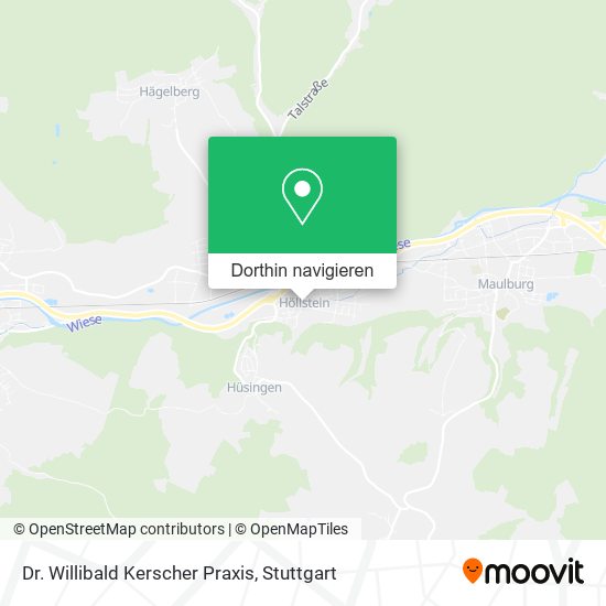 Dr. Willibald Kerscher Praxis Karte