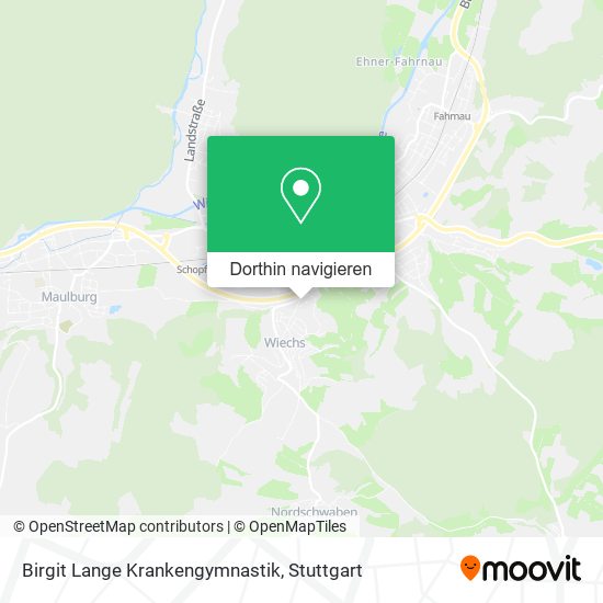 Birgit Lange Krankengymnastik Karte