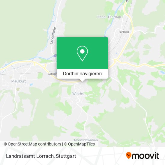Landratsamt Lörrach Karte