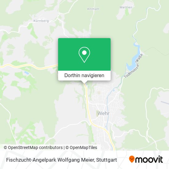 Fischzucht-Angelpark Wolfgang Meier Karte