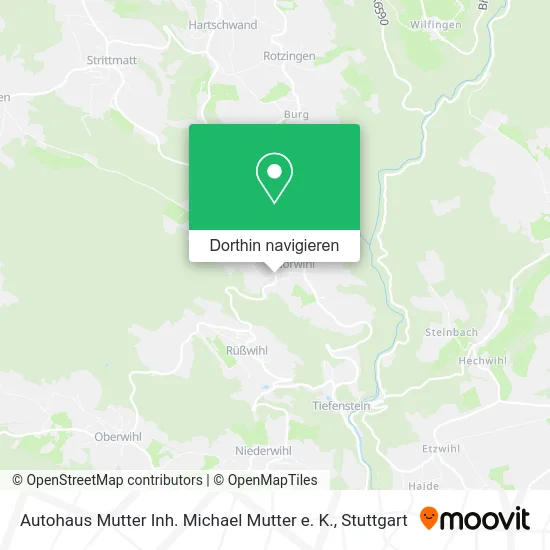 Autohaus Mutter Inh. Michael Mutter e. K. Karte