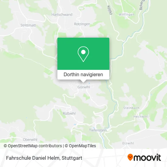 Fahrschule Daniel Helm Karte