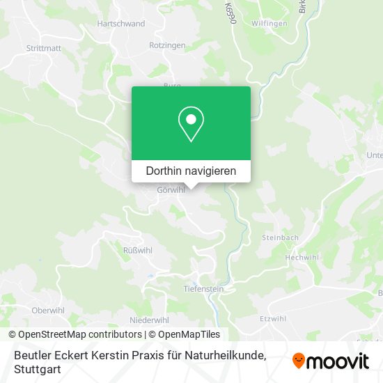 Beutler Eckert Kerstin Praxis für Naturheilkunde Karte