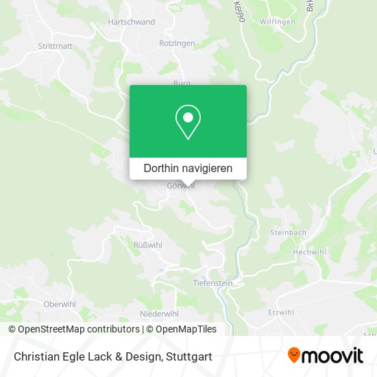 Christian Egle Lack & Design Karte